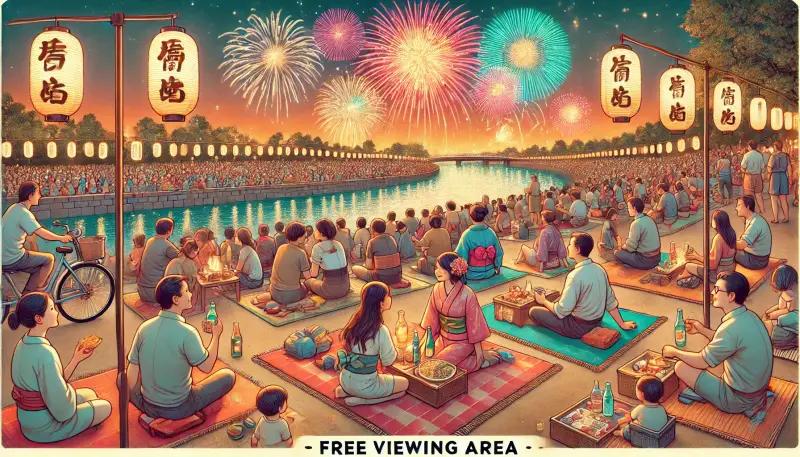 有料席と無料観覧エリアの違い