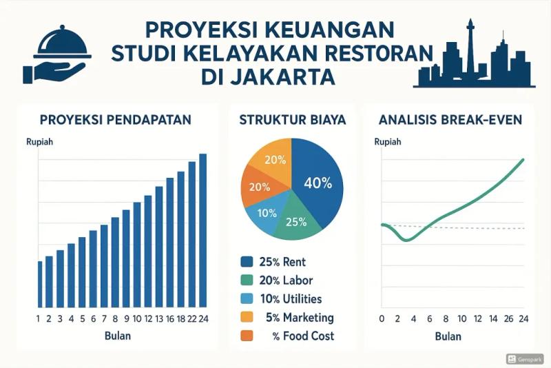 proyeksi keuangan Studi kelayakan restaurant