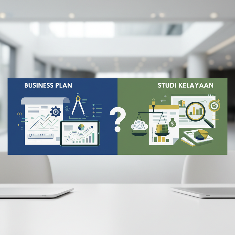 Gambar untuk Perbedaan Business Plan dan Studi Kelayakan: Mana yang Anda Butuhkan?