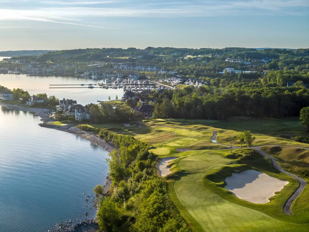 Links 3 with Bay Harbor in background