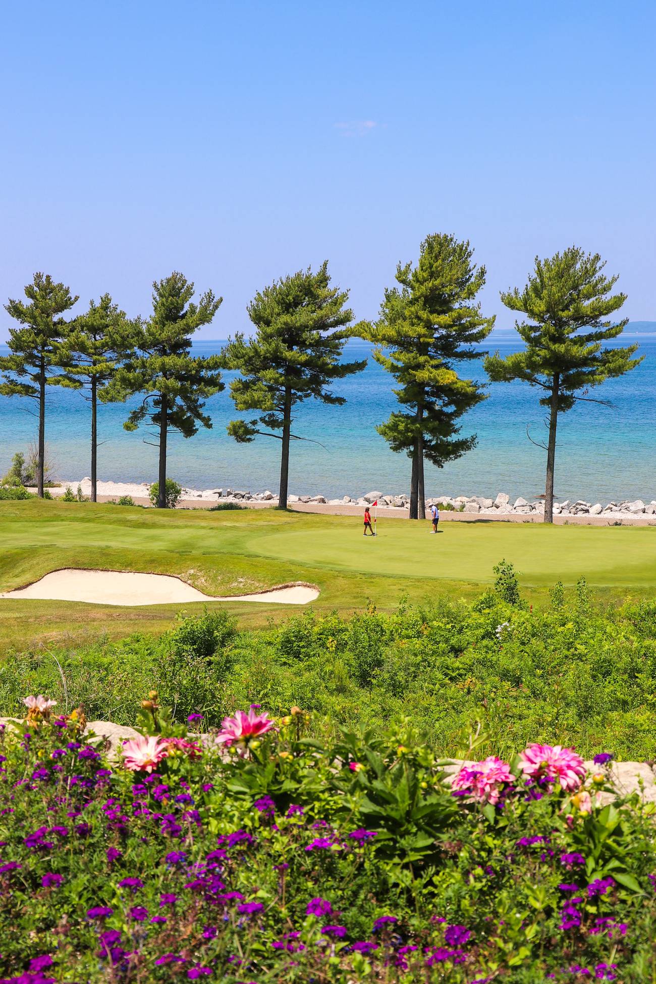View of Quarry 9 and Lake Michigan