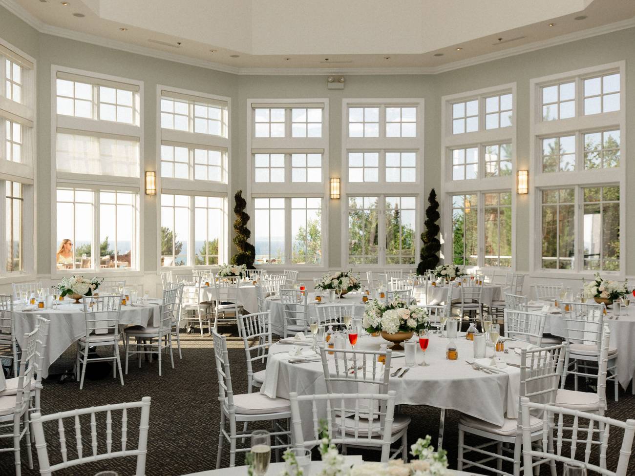Reception decor, Arthurs 27 at Bay Harbor Golf Club