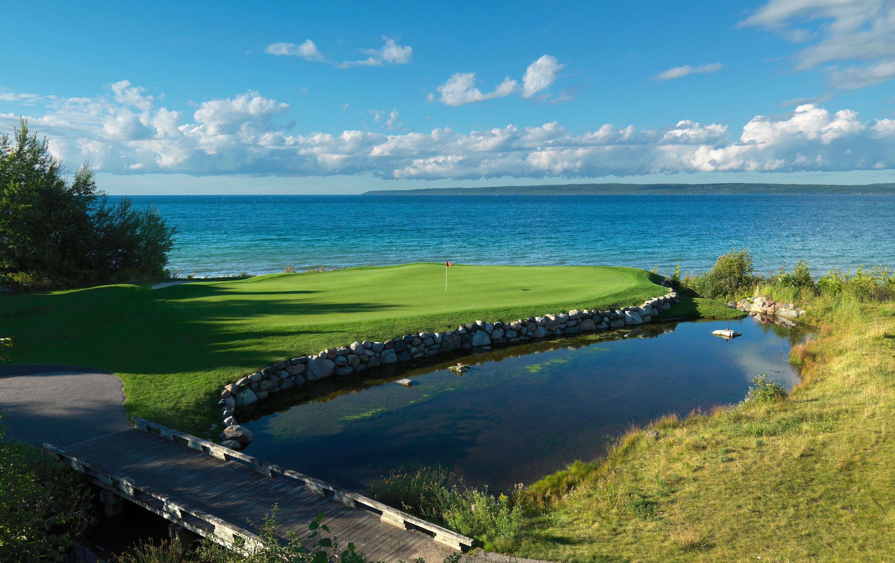 The Quarry course on Lake Michigan