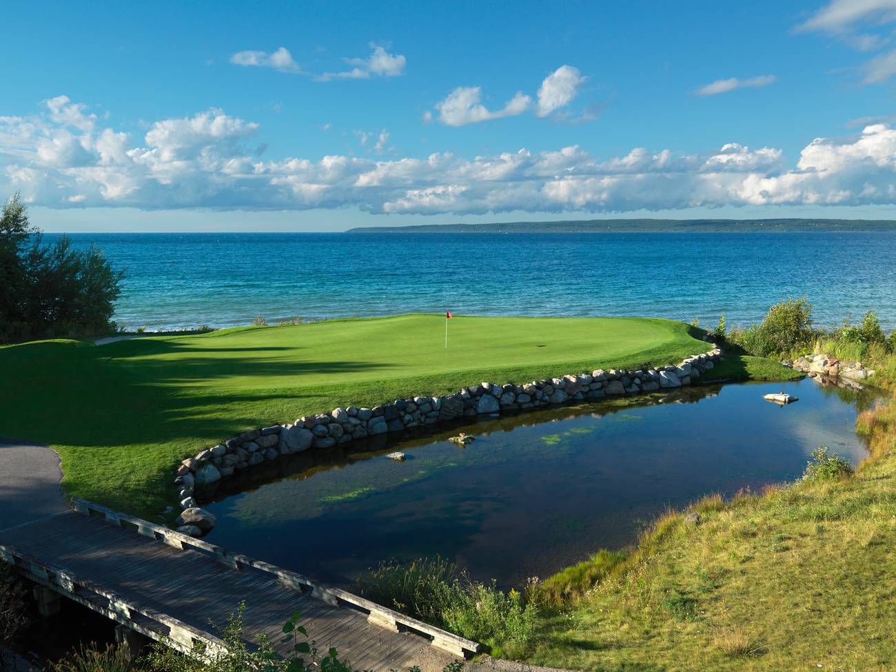 The Quarry course on Lake Michigan