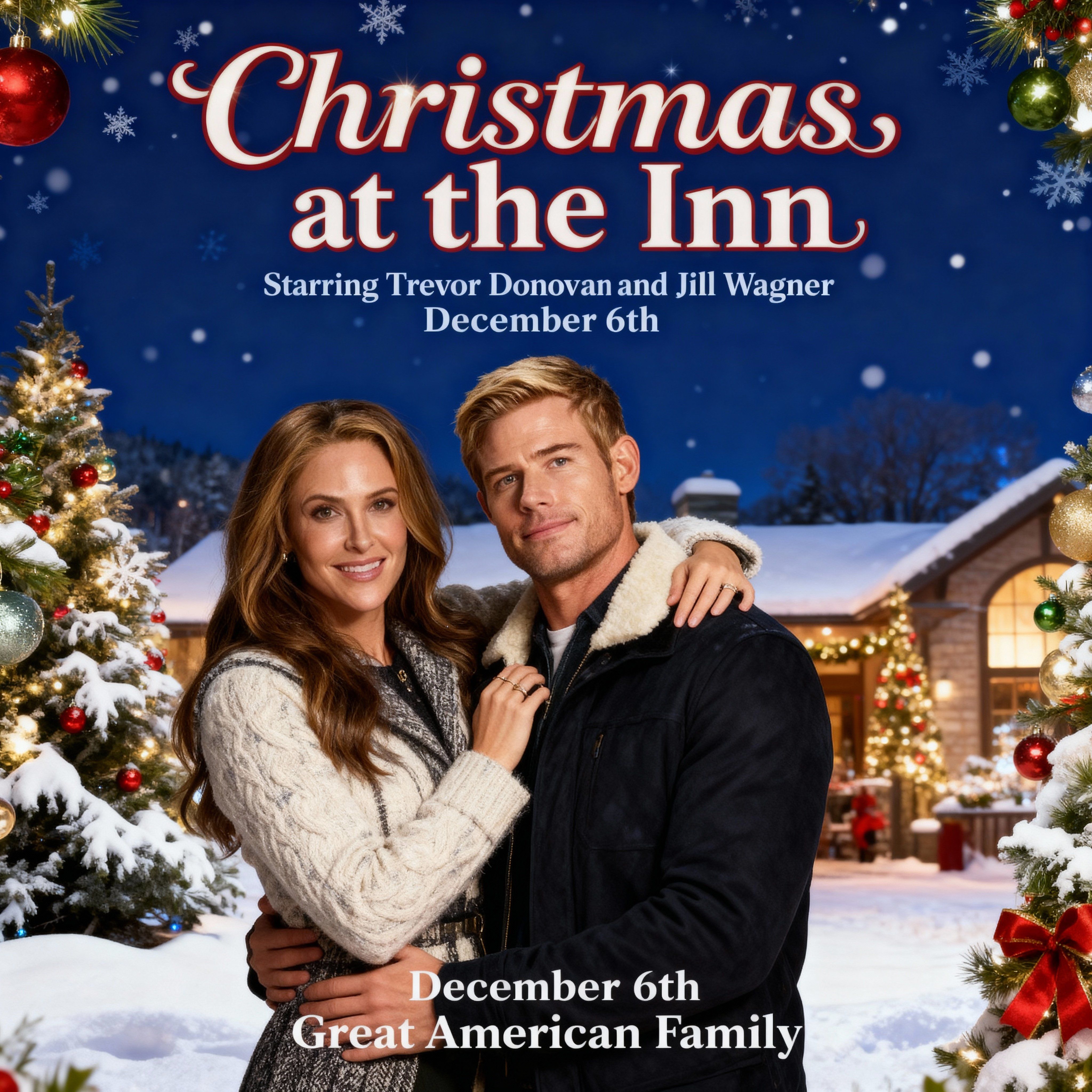 Movie poster for "Christmas at the Inn"