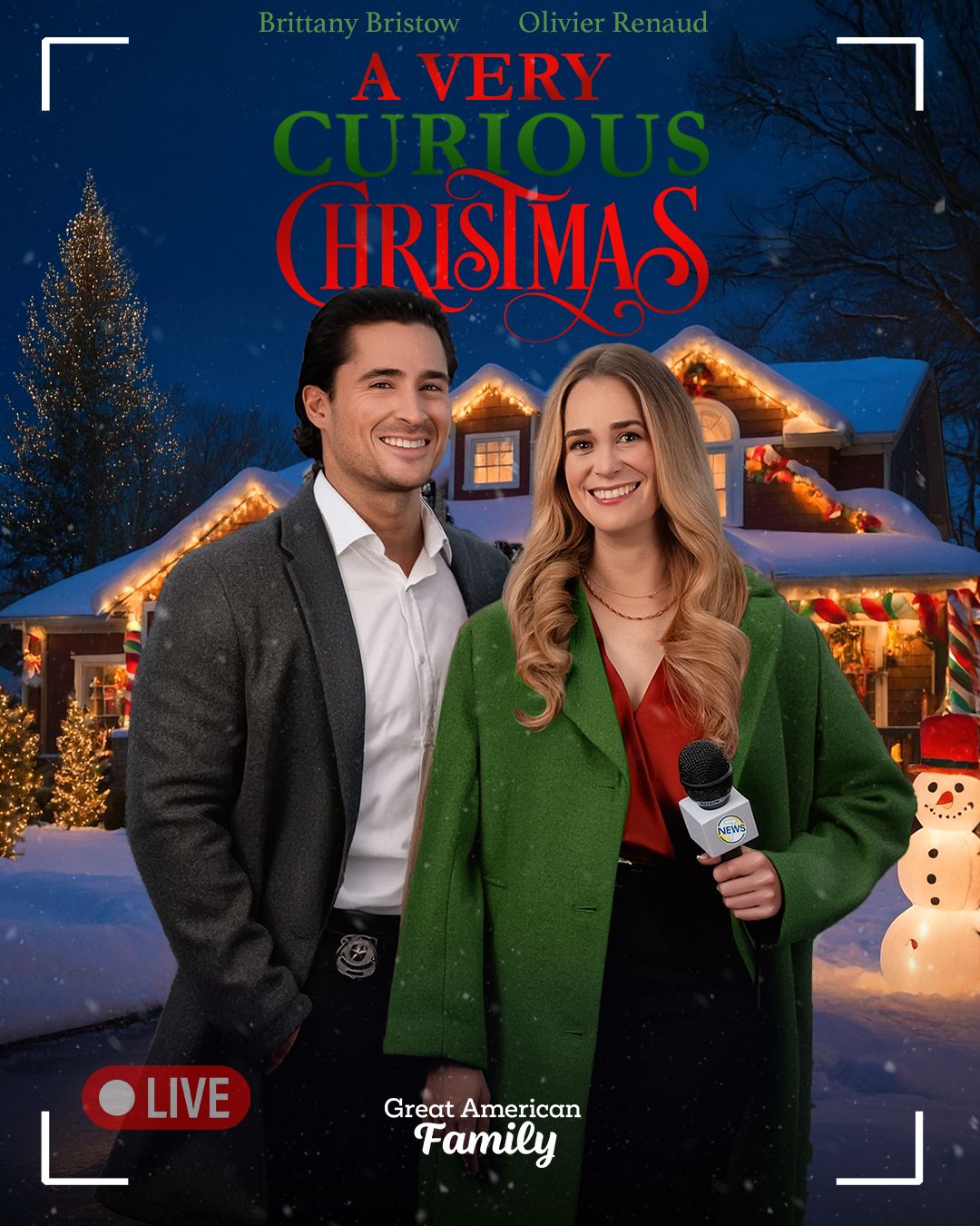 Movie poster for "A Very Curious Christmas"