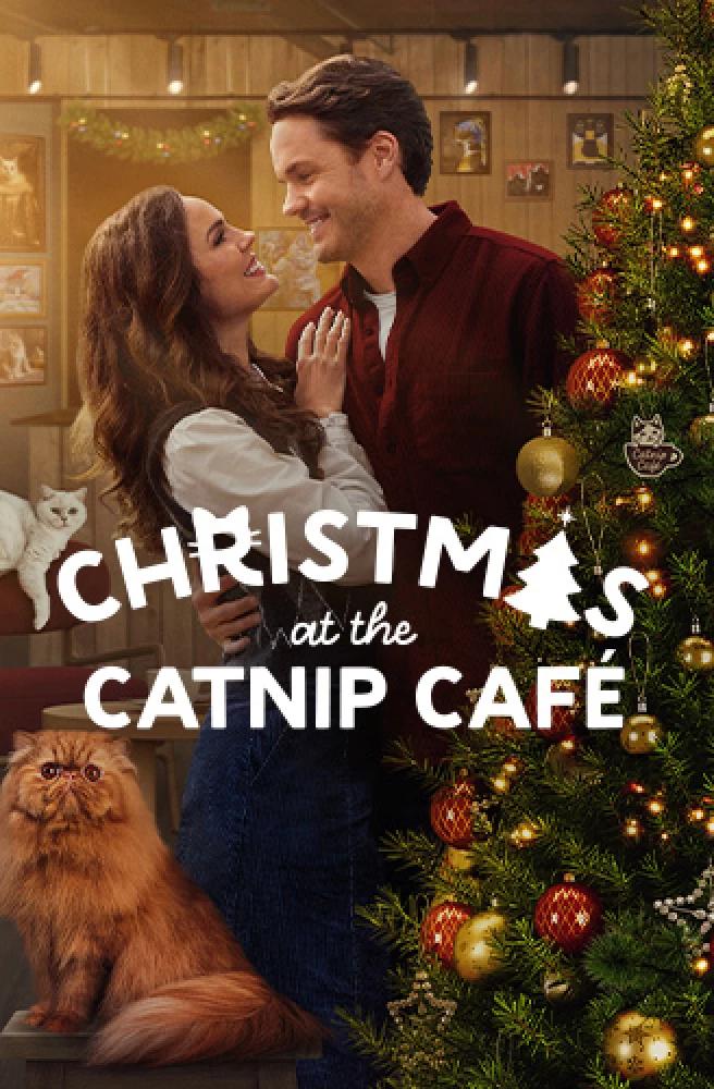 Movie poster for "Christmas at the Catnip Café "