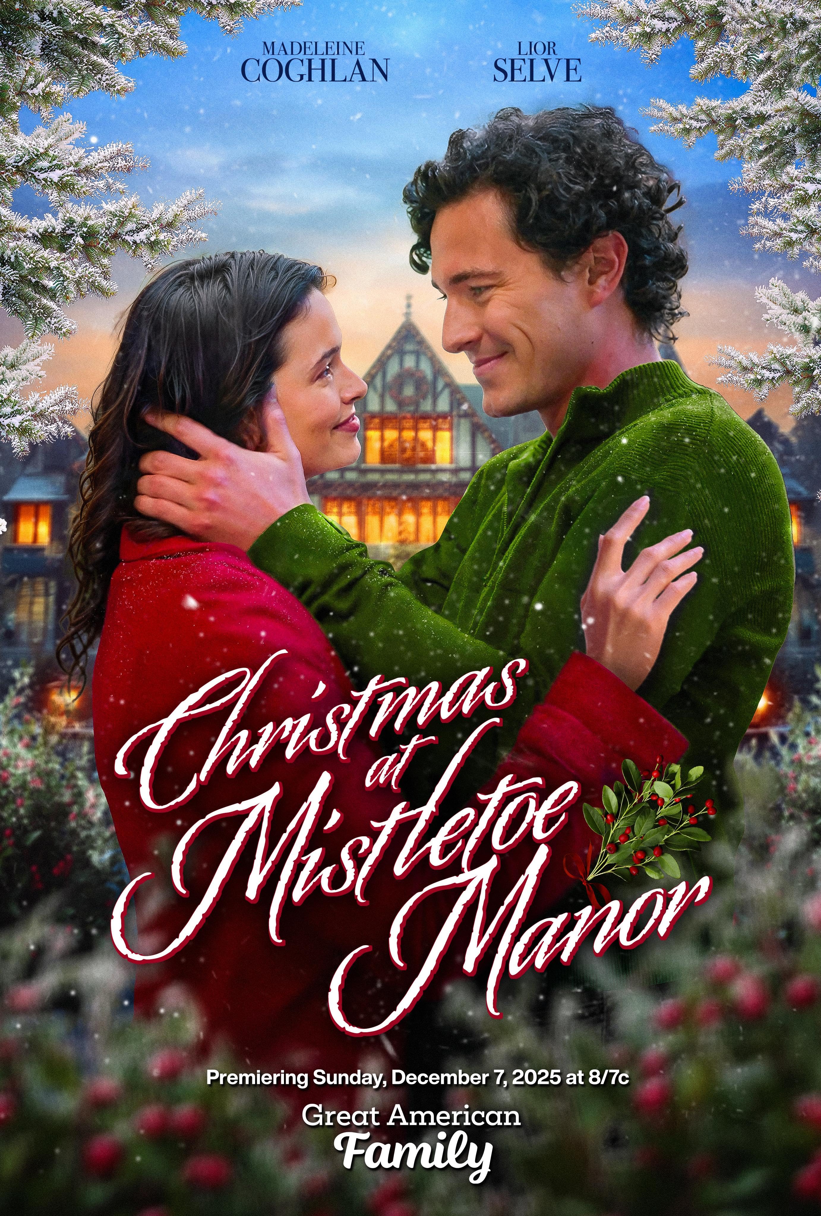 Movie poster for "Christmas at Mistletoe Manor"