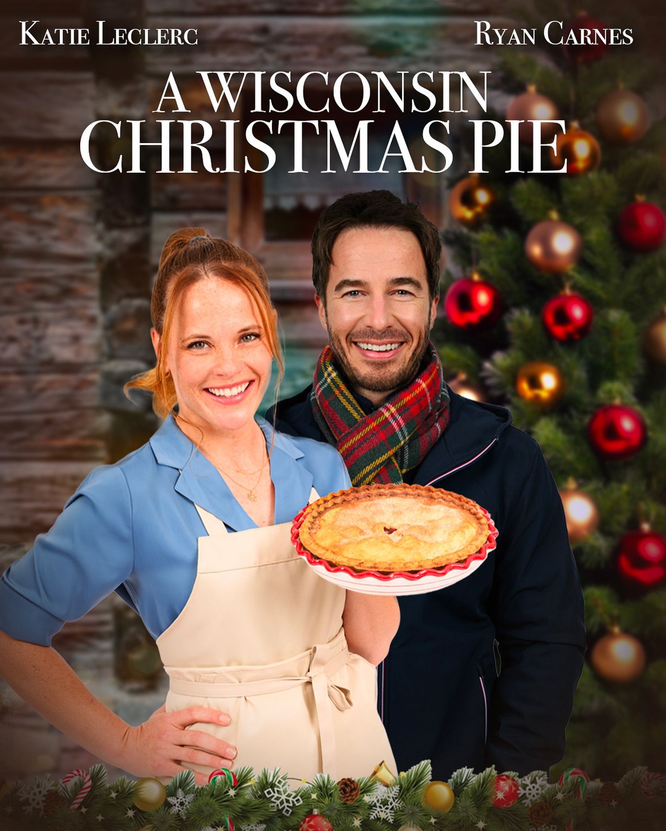Movie poster for "A Wisconsin Christmas Pie "