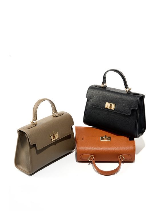 Elova Handcrafted Genuine Leather Mini Crossbody Bag in Black - E339 view 3