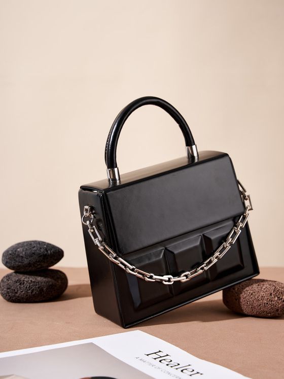 Elova Handcrafted Genuine Leather Crossbody Bag in Black - E189 view 5