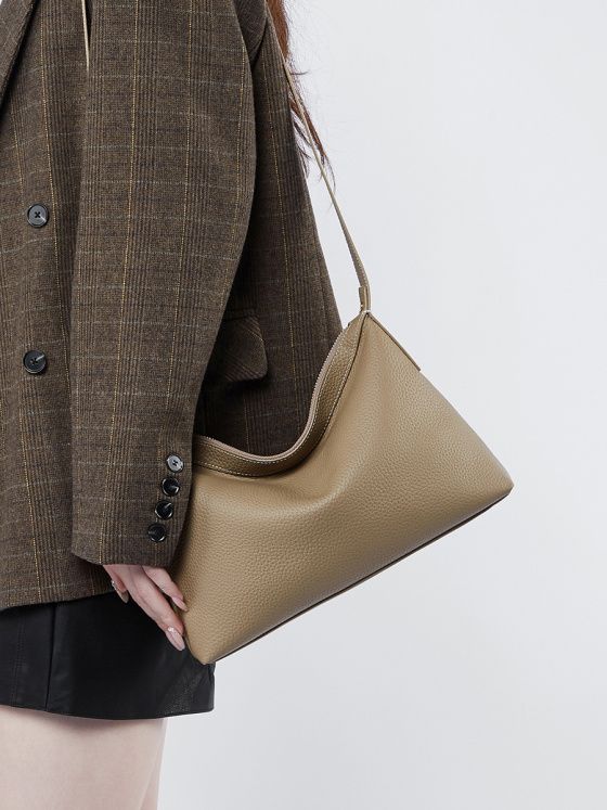 Elova Handcrafted Genuine Leather Crossbody Bag in Gray - E519 view 7