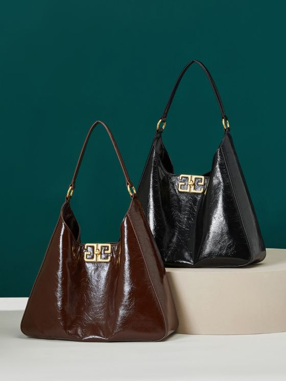 Elova Handcrafted Genuine Leather Tote Bag in Black - E477 view 7