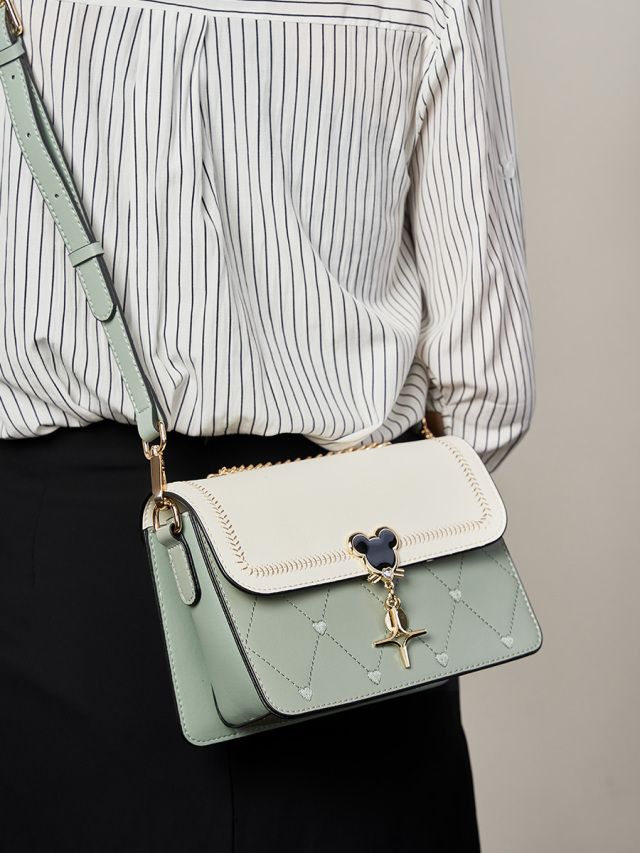 Elova Handcrafted Genuine Leather Crossbody Bag in White - E415 view 6