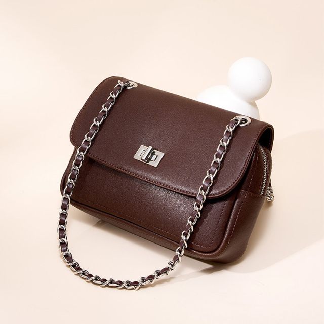 Elova Handcrafted Genuine Leather Crossbody Bag in White - E400 view 8