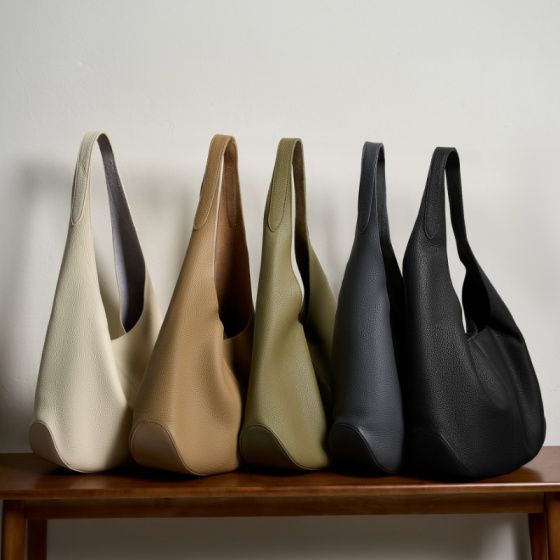 Elova Handcrafted Genuine Leather Tote Bag in Black - E483 view 8