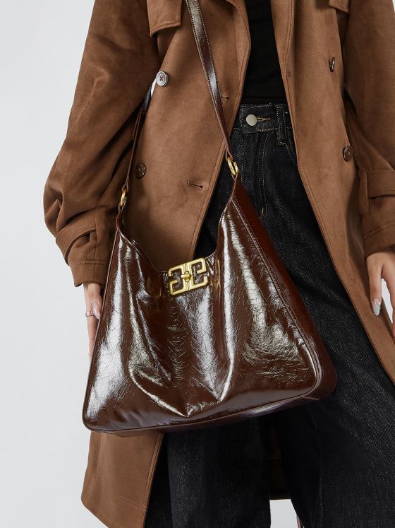 Elova Handcrafted Genuine Leather Tote Bag in Black - E477 view 3