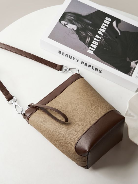 Elova Handcrafted Genuine Leather Crossbody Bag in White - E378 view 7