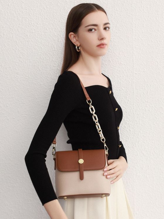 Elova Handcrafted Genuine Leather Crossbody Bag - E293
