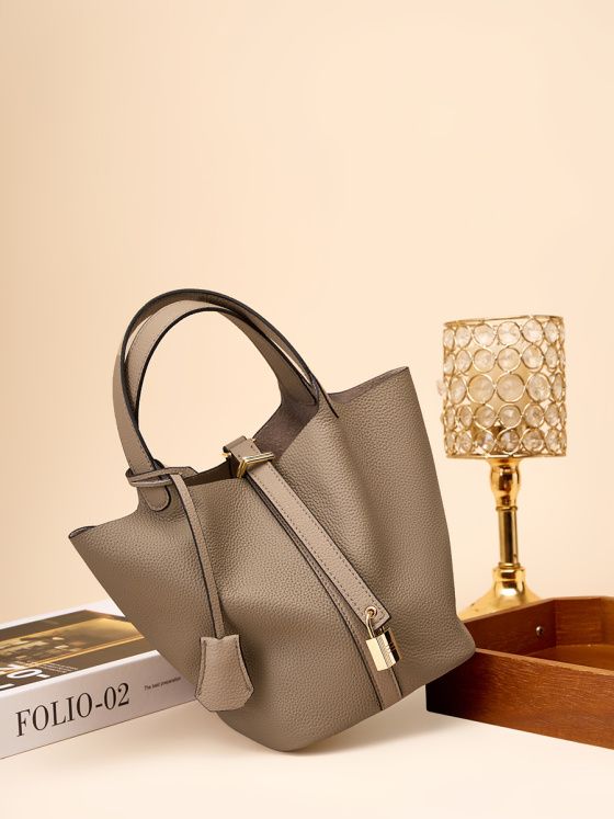 Elova Handcrafted Genuine Leather Bag in Black - E310 view 7