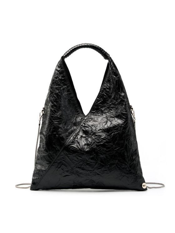 Elova Handcrafted Genuine Leather Tote Bag in Black - E546 view 7