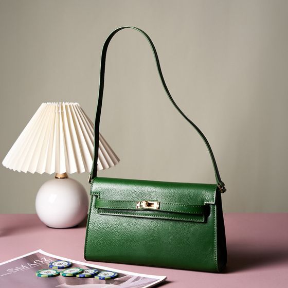 Elova Handcrafted Genuine Leather Bag in Black - E395 view 5