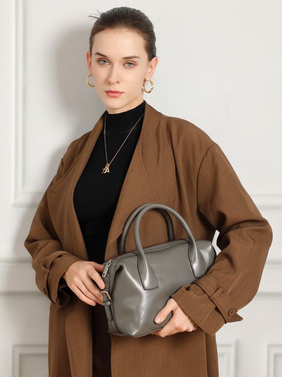 Elova Handcrafted Genuine Leather Crossbody Bag in Black - E749 view 6