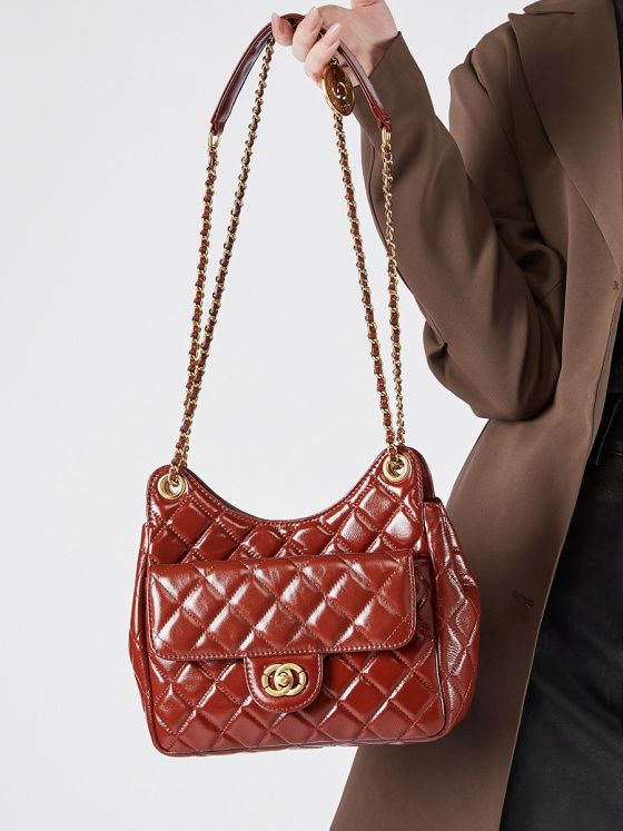 Elova Handcrafted Genuine Leather Crossbody Bag in Black - E485 view 4