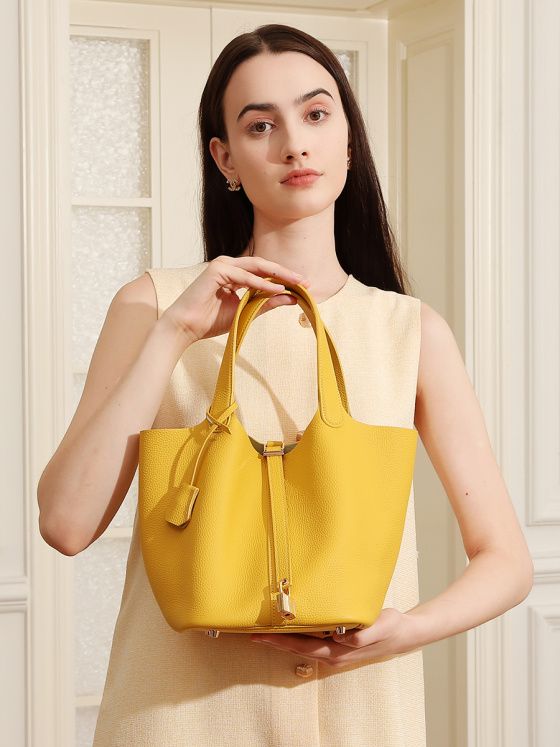 Elova Handcrafted Genuine Leather Bag in Black - E695 view 7