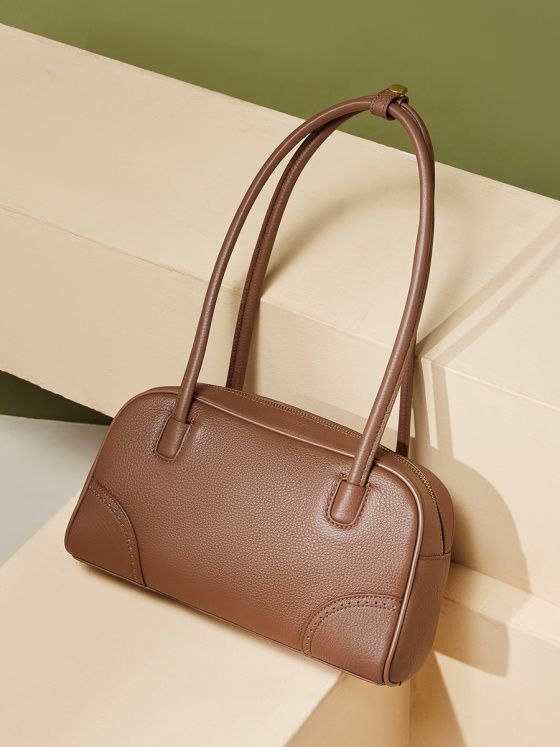 Elova Handcrafted Genuine Leather Bag in Black - E484 view 2