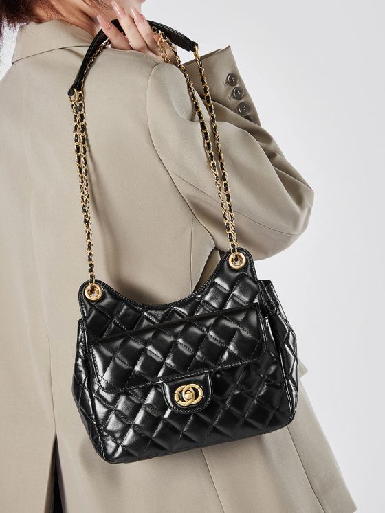 Elova Handcrafted Genuine Leather Crossbody Bag in Black - E485 view 7