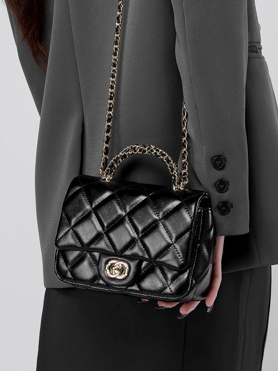 Elova Handcrafted Genuine Leather Crossbody Bag in Black - E541 view 5