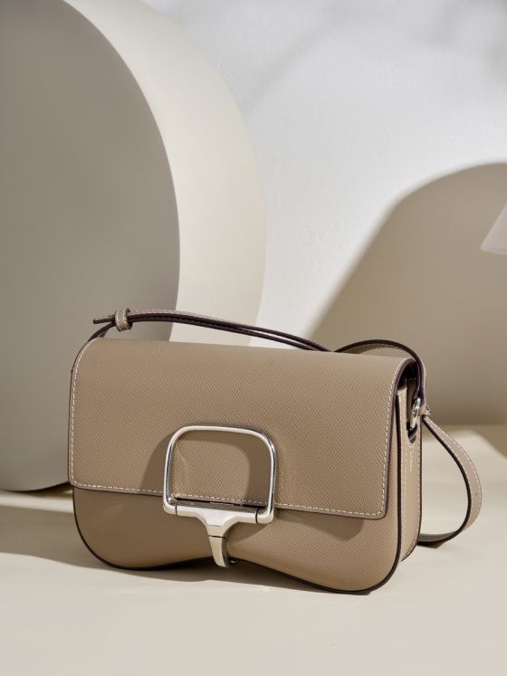 Elova Handcrafted Genuine Leather Crossbody Bag in Black - E437 view 5