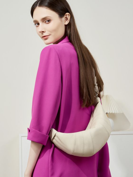 Elova Handcrafted Genuine Leather Crossbody Bag in Black - E436 view 3