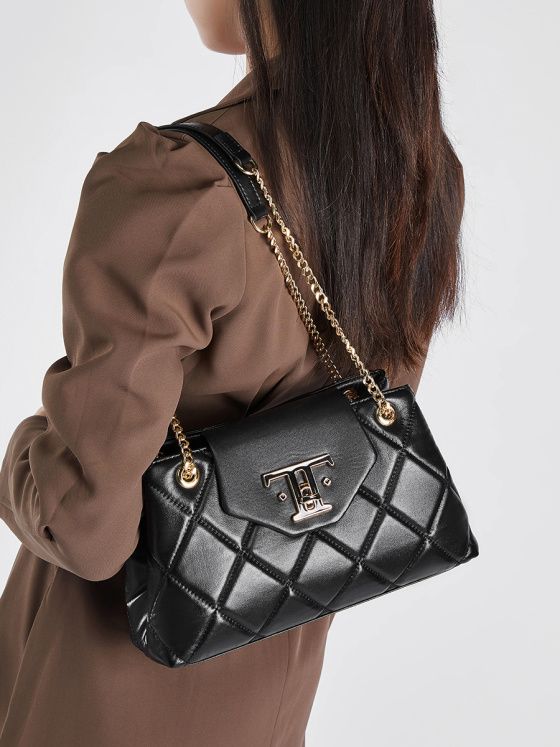 Elova Handcrafted Genuine Leather Crossbody Bag in Black - E563 view 4