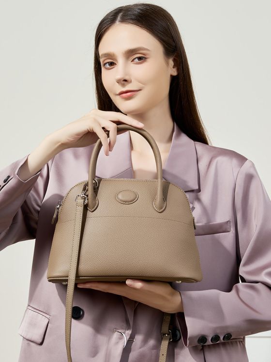 Elova Handcrafted Genuine Leather Bag in Black - E406 view 4