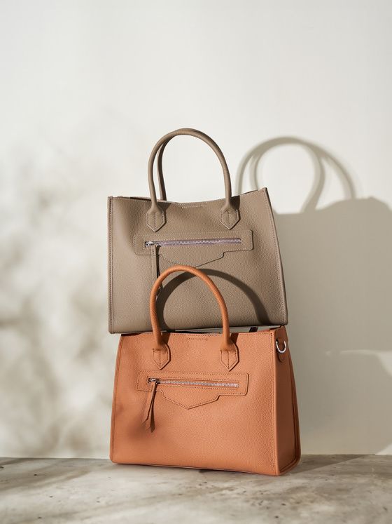 Elova Handcrafted Genuine Leather Tote Bag in Black - E252 view 3