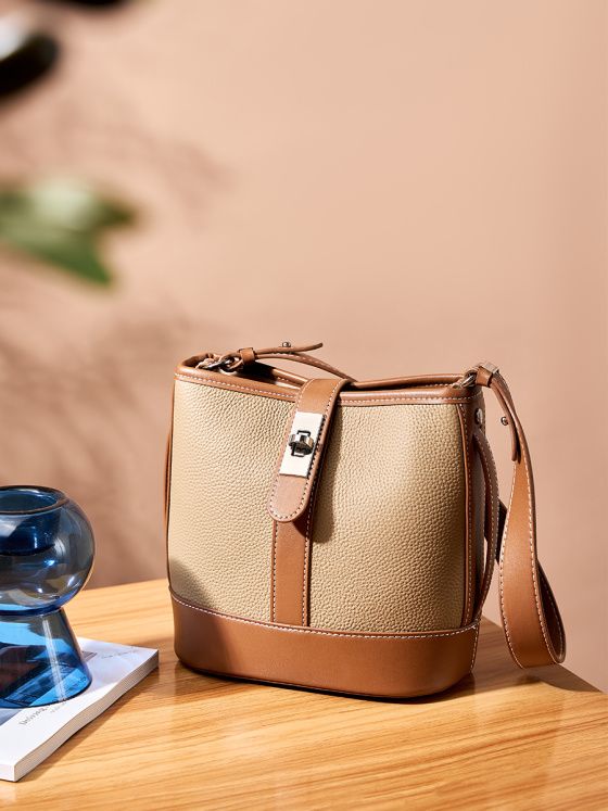 Elova Handcrafted Genuine Leather Crossbody Bag in White - E381 view 5