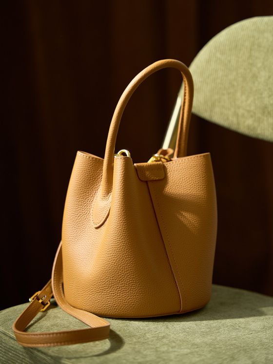 Elova Handcrafted Genuine Leather Crossbody Bag in Black - E167 view 7