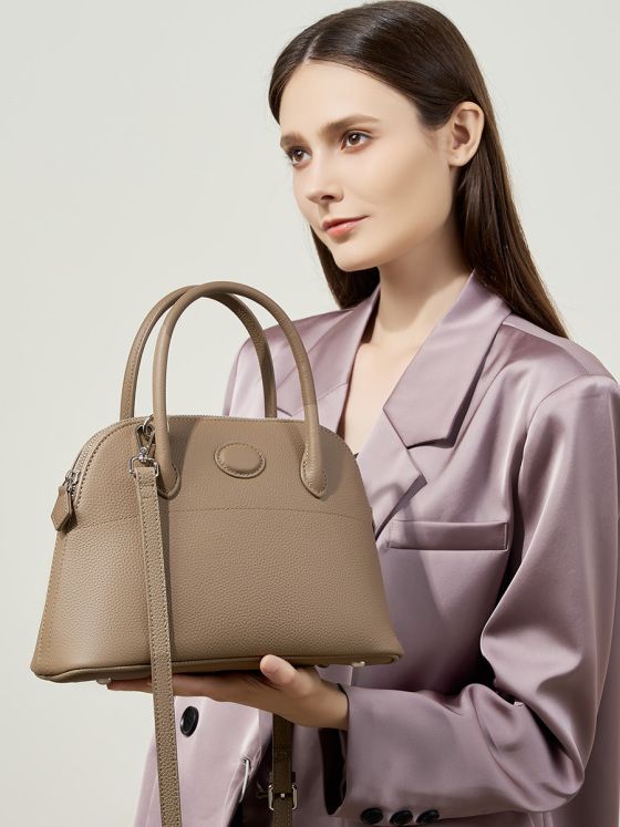 Elova Handcrafted Genuine Leather Bag in Black - E406 view 3