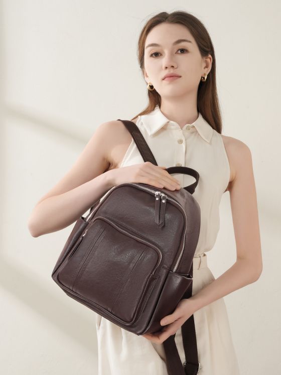 Elova Handcrafted Genuine Leather Bag in Black - E610