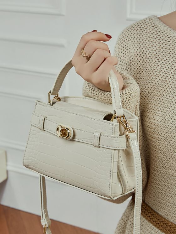 Elova Handcrafted Genuine Leather - Crossbody Bag in Black - E765 view 7