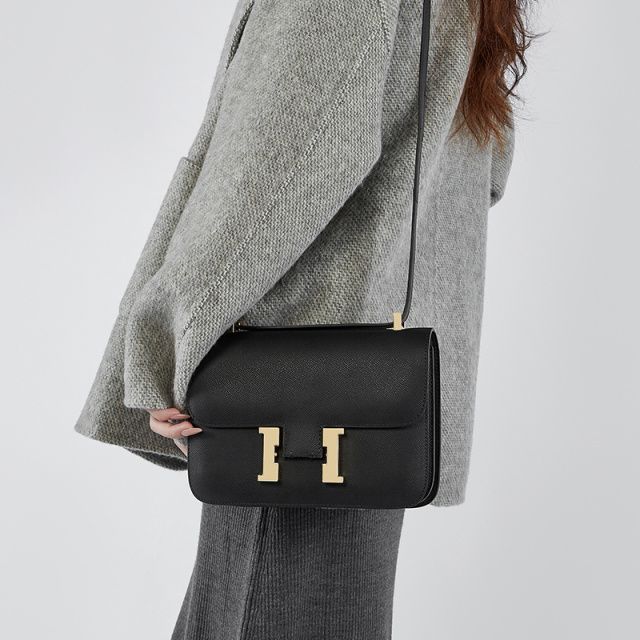 Elova Handcrafted Genuine Leather - Crossbody Bag in Black - E482 view 8