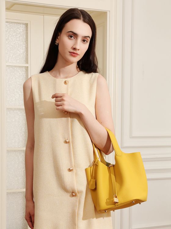 Elova Handcrafted Genuine Leather Bag in Black - E695 view 4