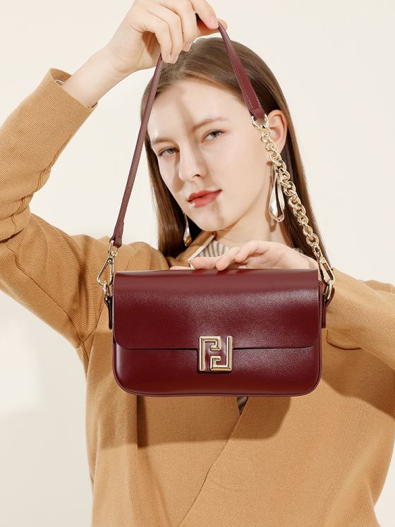 Elova Handcrafted Genuine Leather Bag in Black - E586 view 2