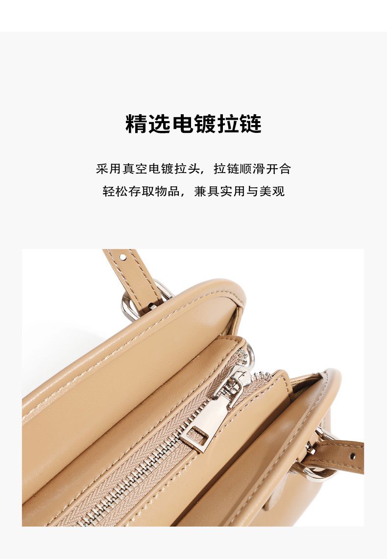 Elova Handcrafted Genuine Leather Bag in Black - E689 view 5