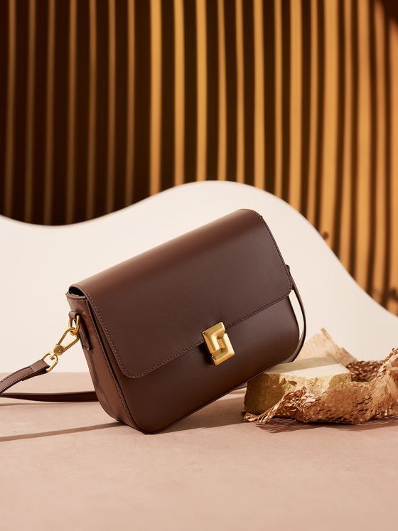 Elova Handcrafted Genuine Leather Crossbody Bag in Black - E185 view 7