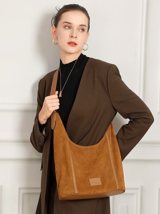 Elova Handcrafted Genuine Leather Crossbody Bag in Brown - E752 view 4