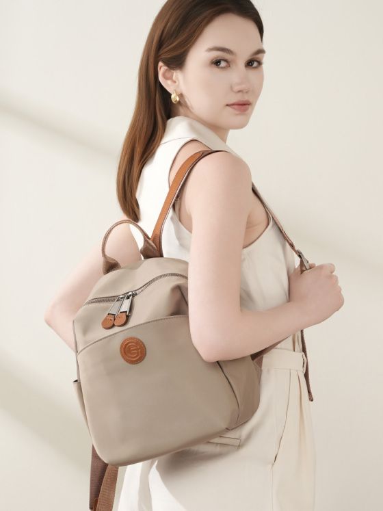 Elova Handcrafted Genuine Leather Backpack in Black - E627 view 3