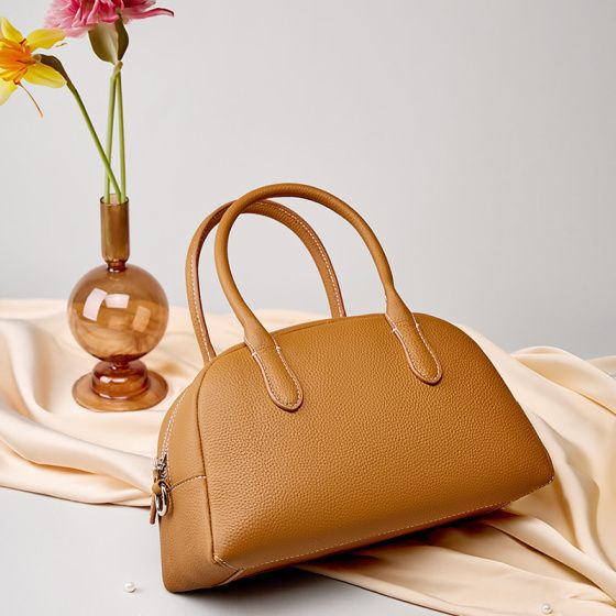 Elova Handcrafted Genuine Leather Bag in Brown - E169 view 4